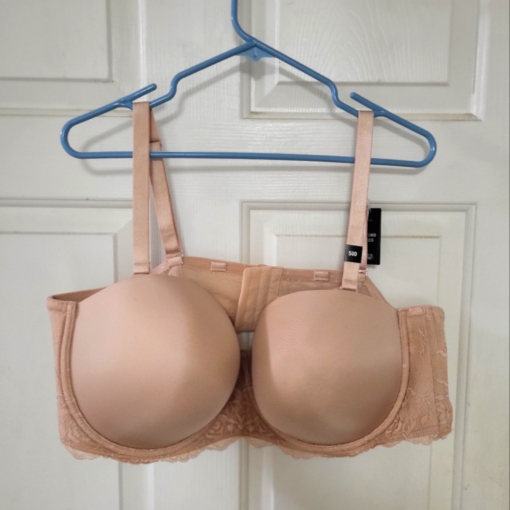 Torrid Cream Bra Molded Cup Everyday Comfort